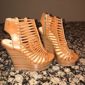 Wedges *never worn*